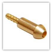 Brass Hose Nipple - 6