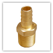 Brass Hose Nipple - 7