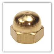 Brass Dome Nut